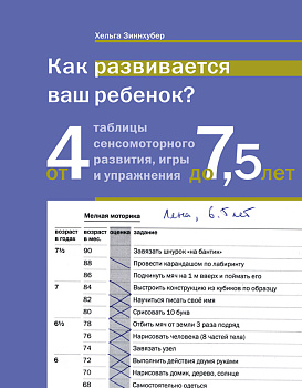 Как развивается ваш ребенок? Таблицы сенсо-моторного развития, игры и упражнения: от 4 до 7,5 лет